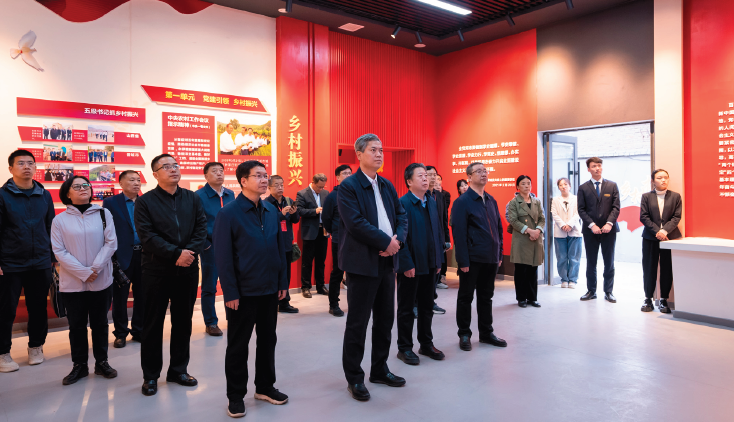 2023年4月11日，山西省作協黨組深入晉城市洞頭村中共黨史教育館、村史館開展調研。