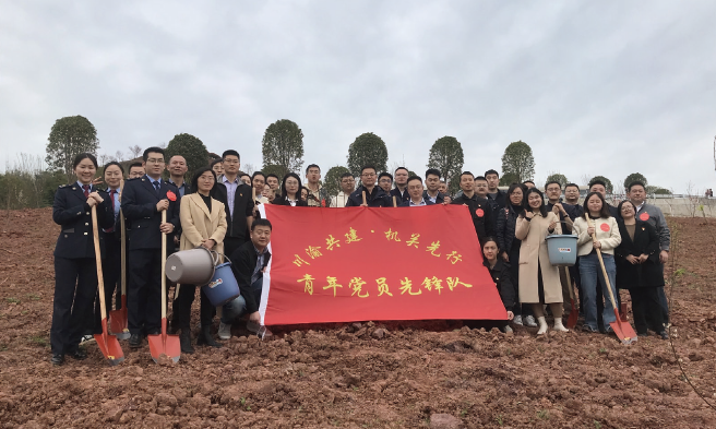 川渝兩地工委組建“川渝共建·機關先行”青年黨員先鋒隊，開展志愿服務活動。